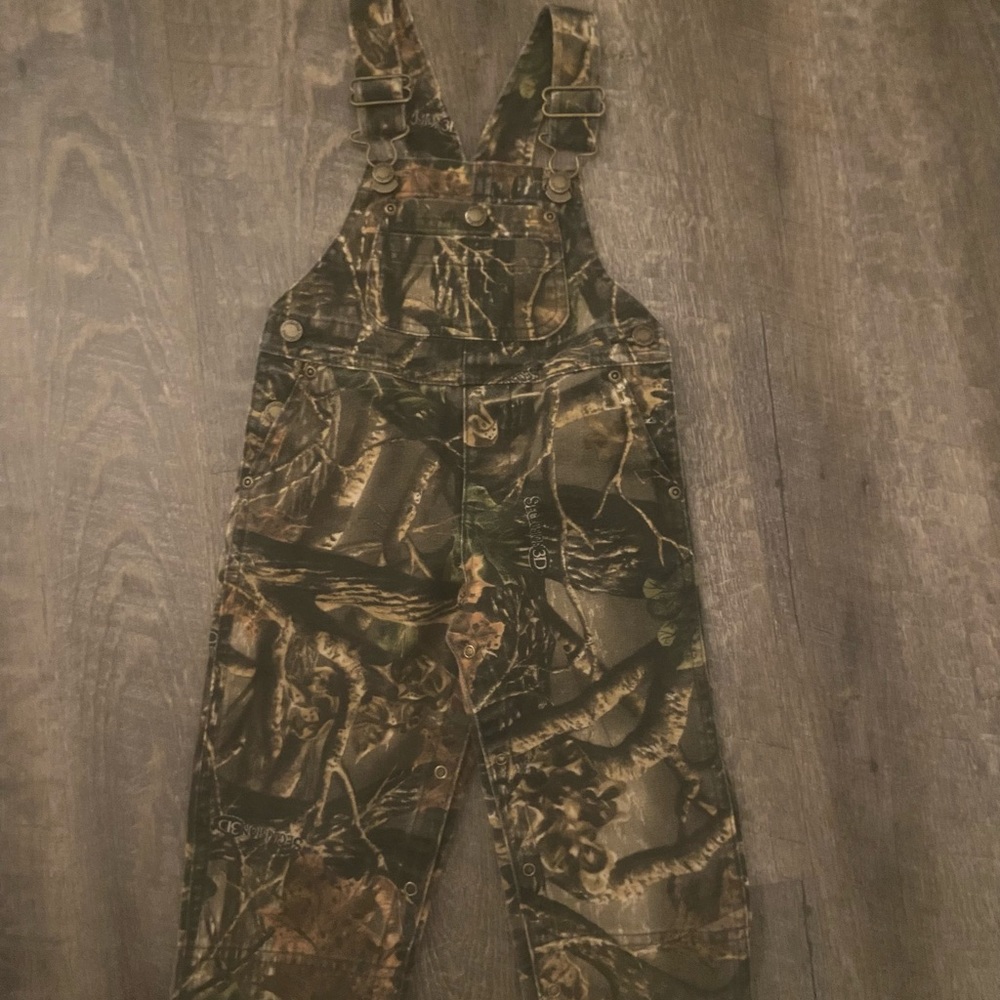 Cabelas camouflage overalls (possibly 2T)